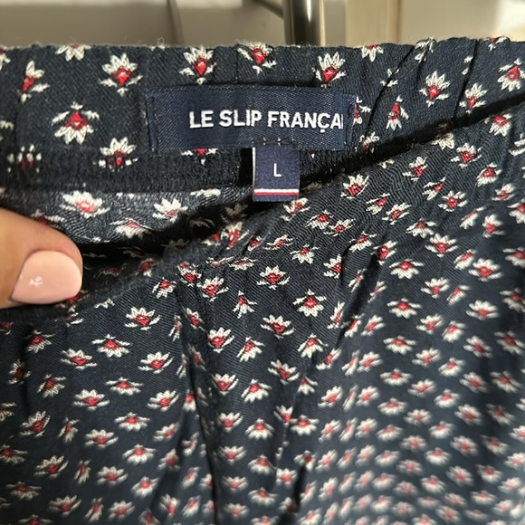 NWT Le Slip Français Cropped Pants Size L - Picture 3 of 8